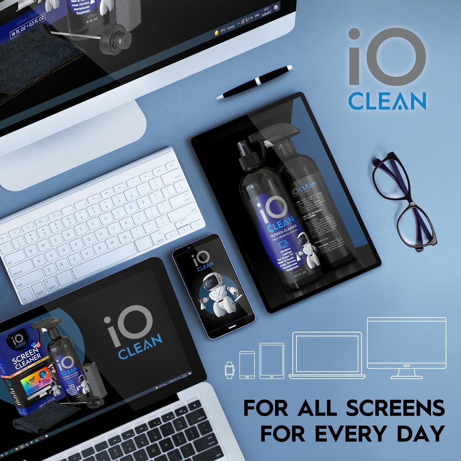 Screen Cleaner Spray (16Oz - 473Ml) 
