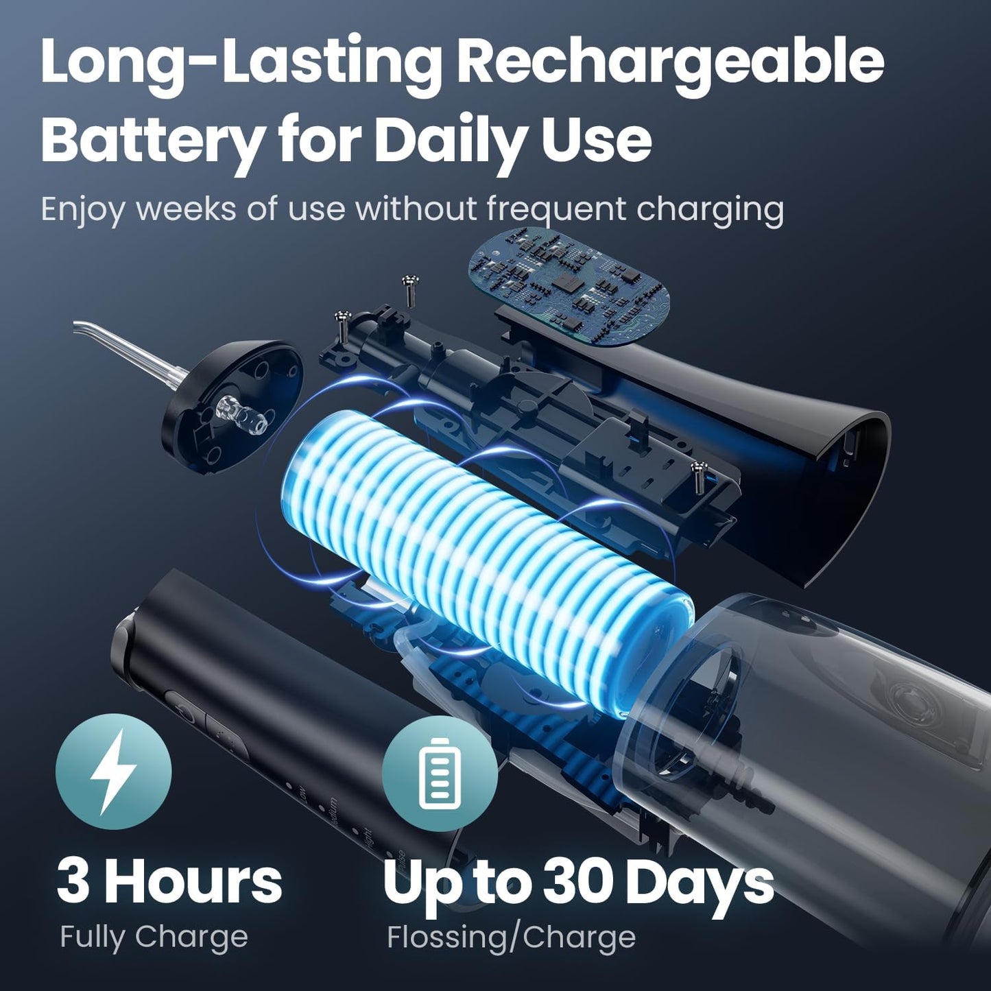 Rechargeable Cordless Water Flosser 