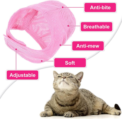 5 Pcs Cat Bathing Bag Set Grooming Bag