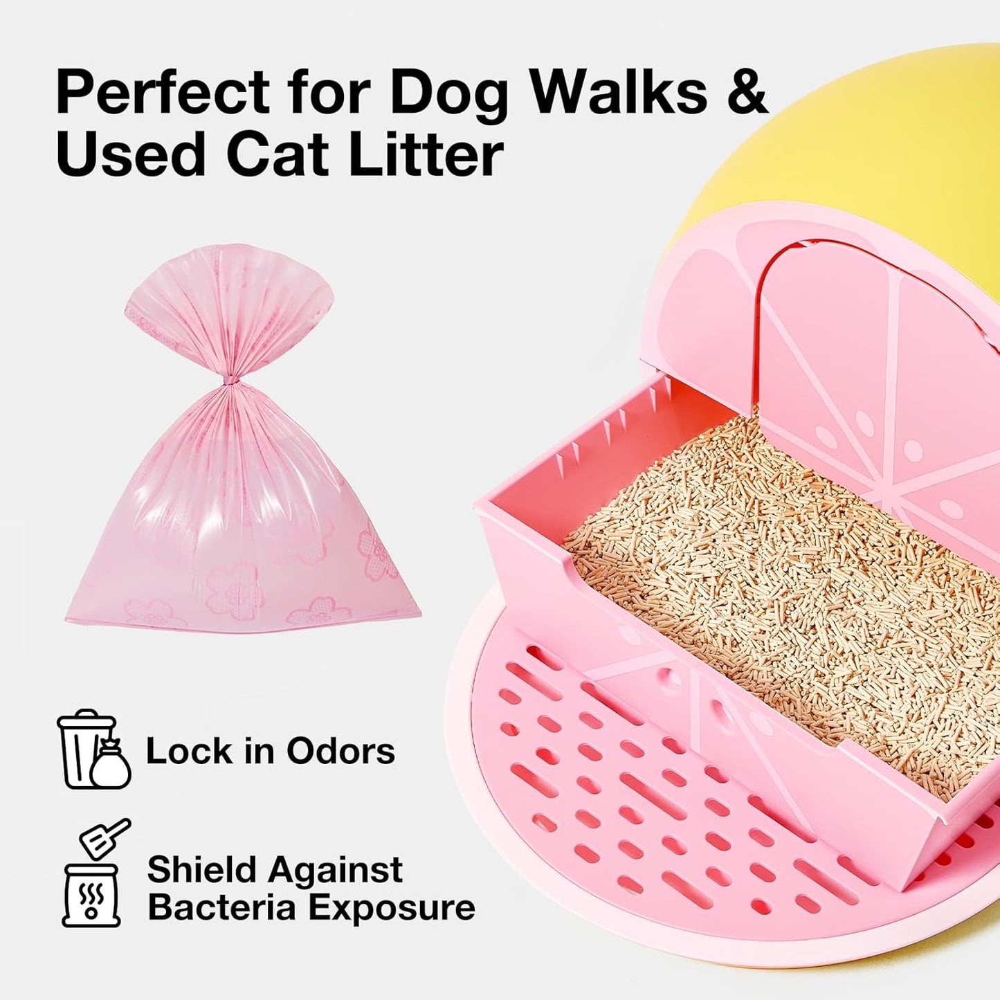 Dog Poop Bag Dispenser , Cherry Blossom
