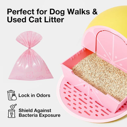 Dog Poop Bag Dispenser , Cherry Blossom
