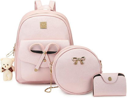 Cute Leather Mini Backpack Purse 
