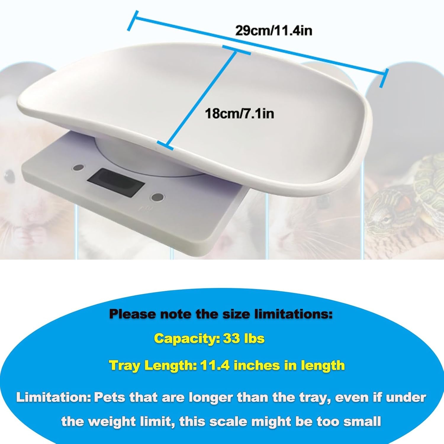 Digital Pet Scale,Puppy Scales  Weighing
