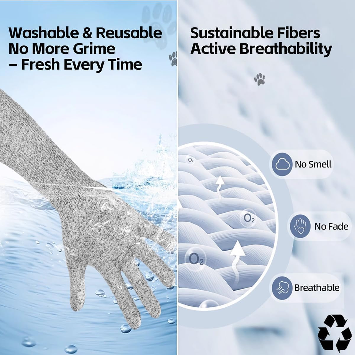 Ultra-Flexible Pet Handling Sleeves