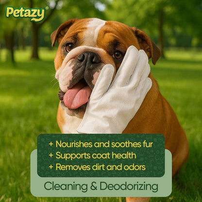 Pet Glove Wipes for Dogs & Cats 