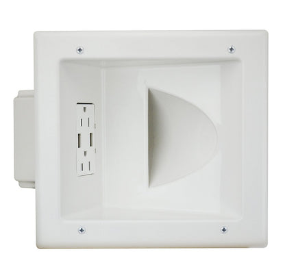 Electronics45-0231-WH USB Recessed Media