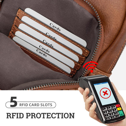 Leather Crossbody Bags for Women Small 