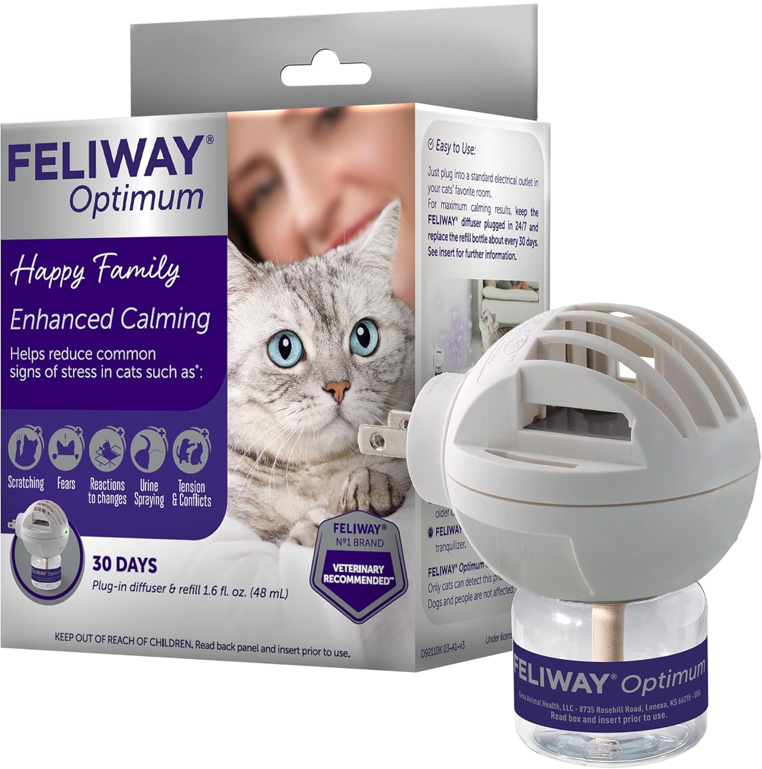 ® Optimum 30 Day Cat Calming Plug 