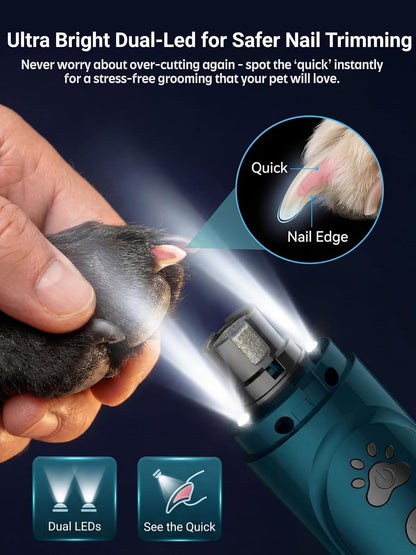 Super Quiet Dog Nail Grinder & Clippers