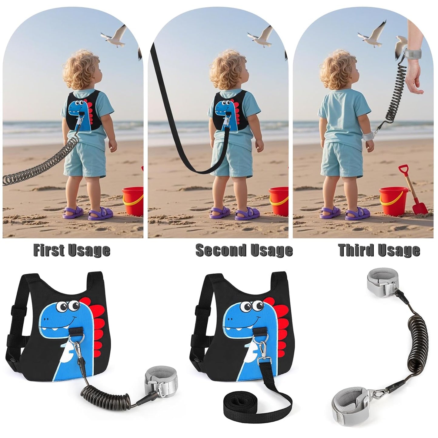 Toddler Leash-Baby Walking Safty Harness