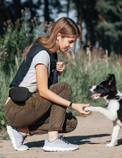 Dog Treat Pouch with Training Clicker