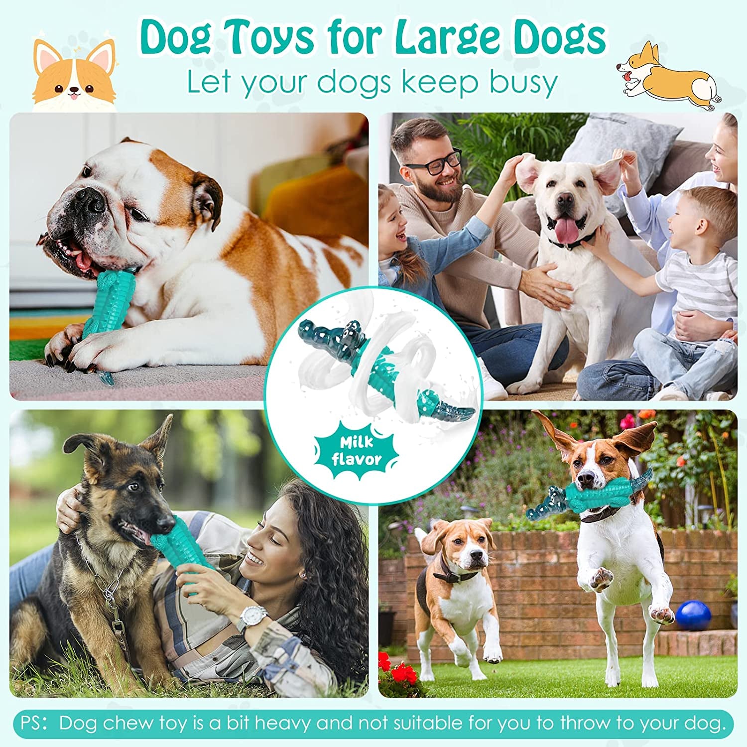 Dog Toys for Aggressive Chewers - Tough