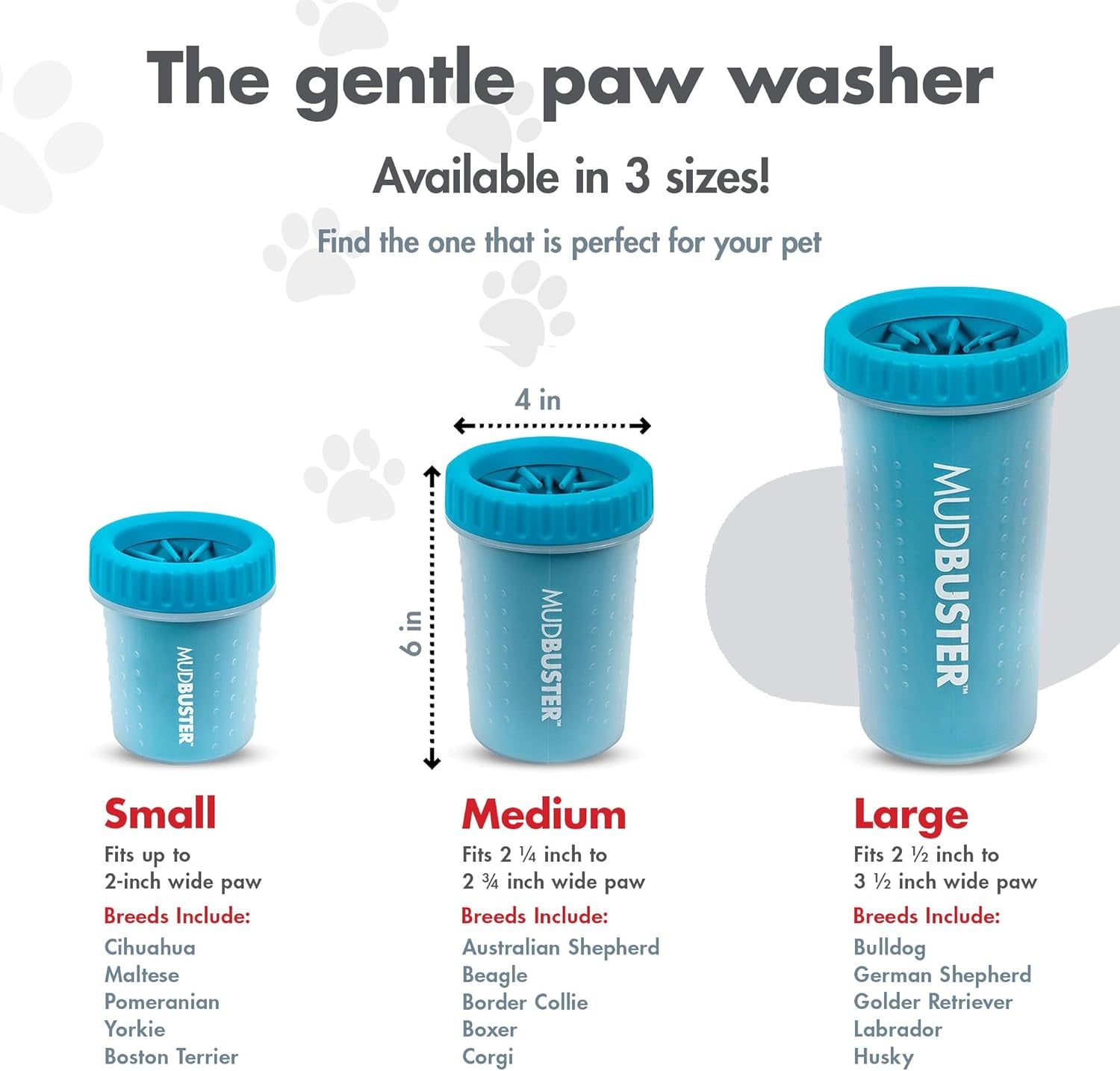 Mudbuster Portable Dog Paw Cleaner