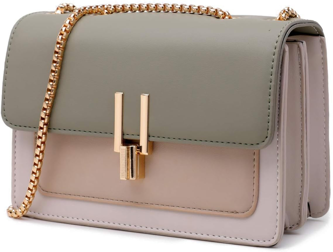 Color-Block Crossbody Bags for Women 