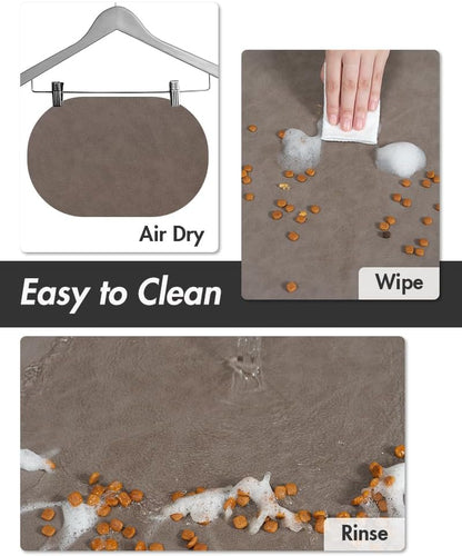 Absorbent Dog Water Mat-Cat Mat for Food