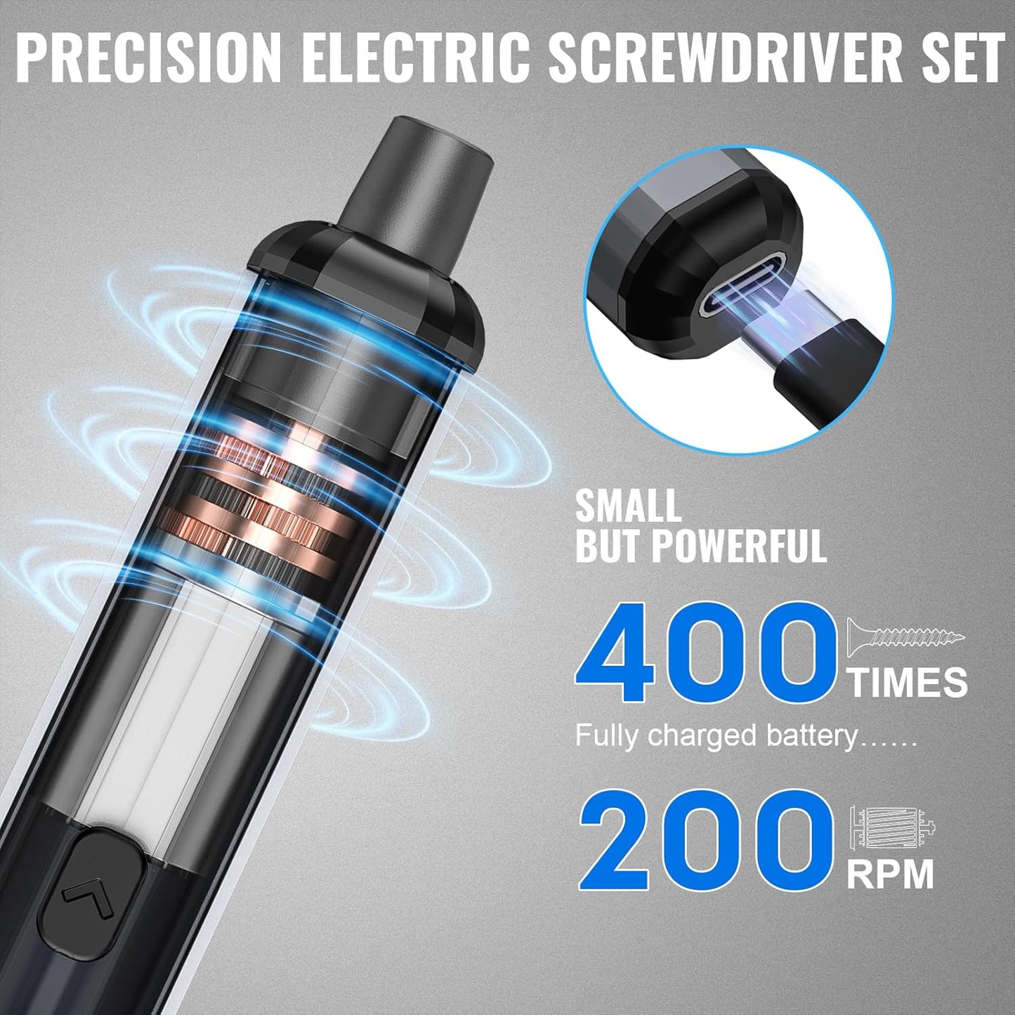 Mini Electric Screwdriver3.7V Precision 