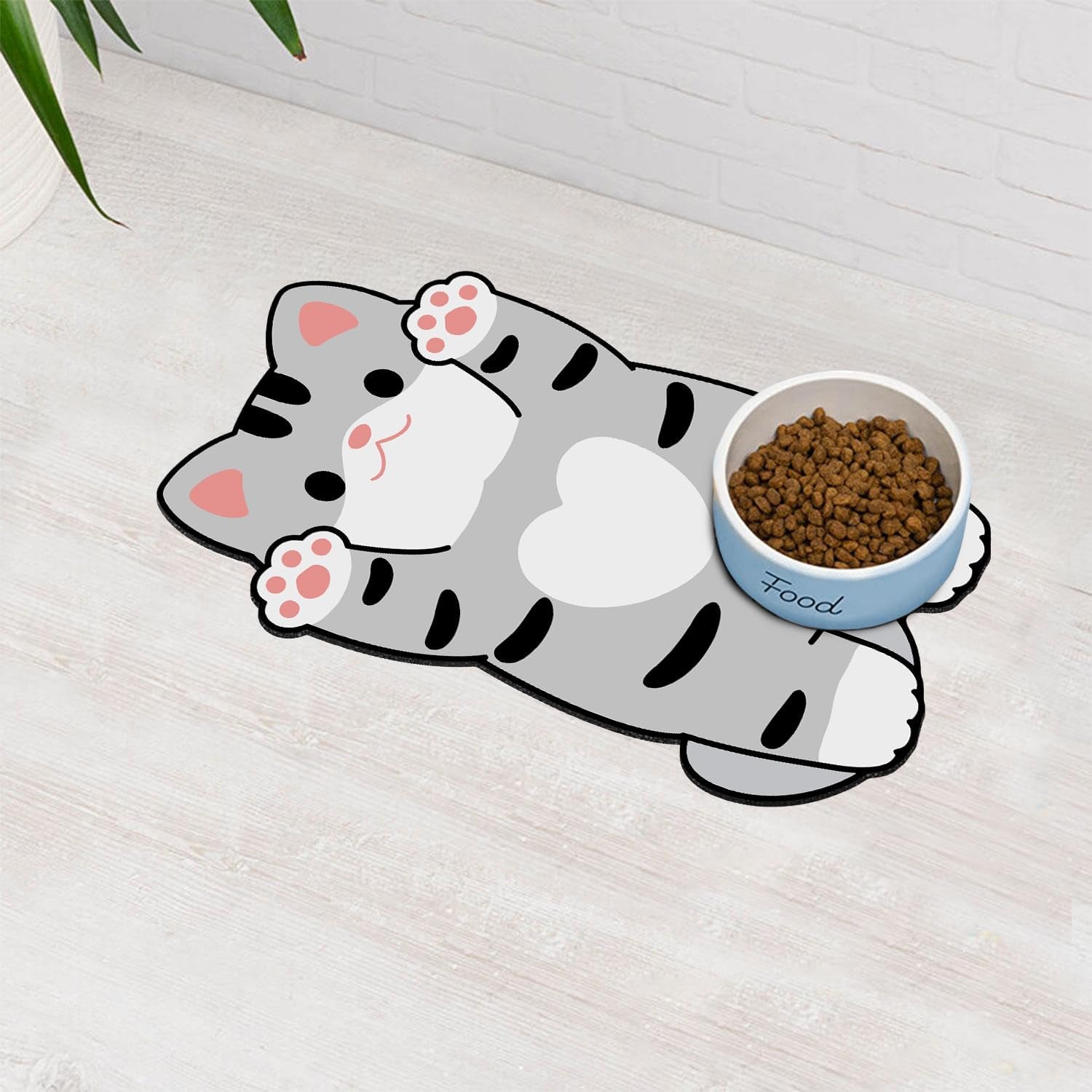 Cat Food Mat for Indoor Cats - No Stains