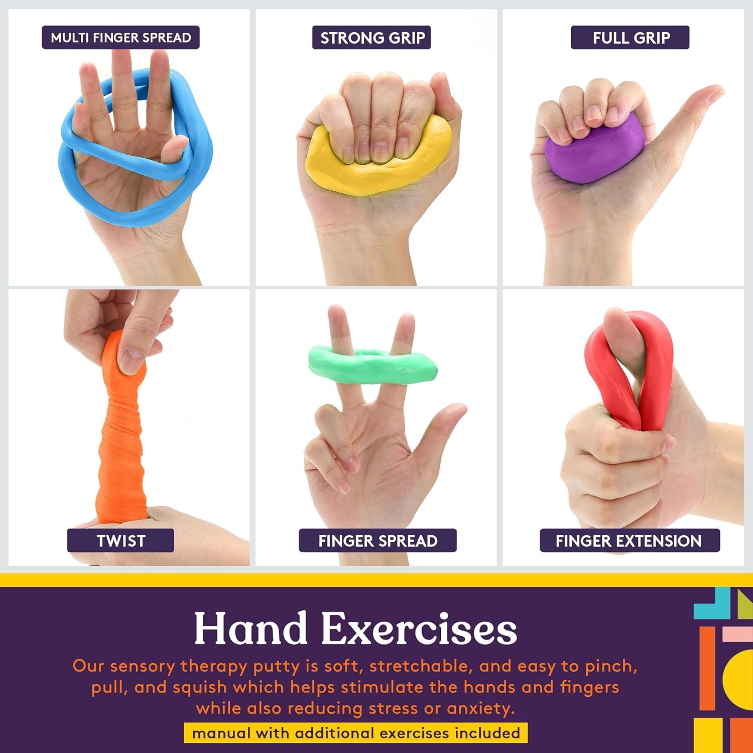 Therapy Putty for Kids and Adults