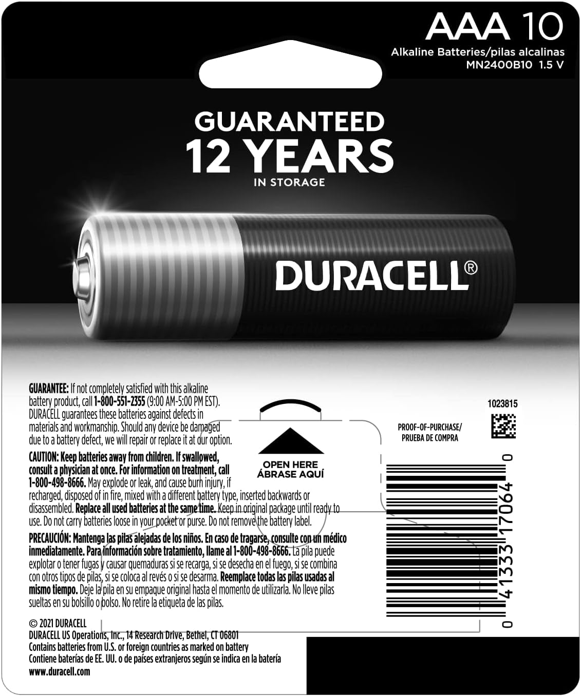 Coppertop AAA Batteries with Power Boost