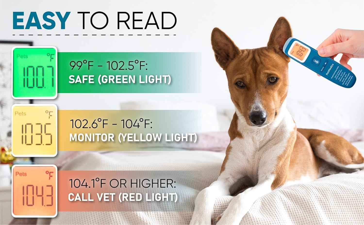 by Ihome Cat & Dog Thermometer for Pets