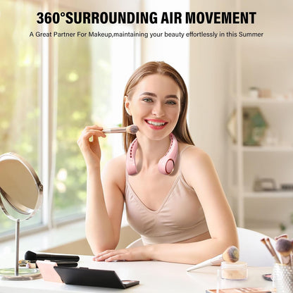 Neck Fan, USB Rechargeable Personal Fan