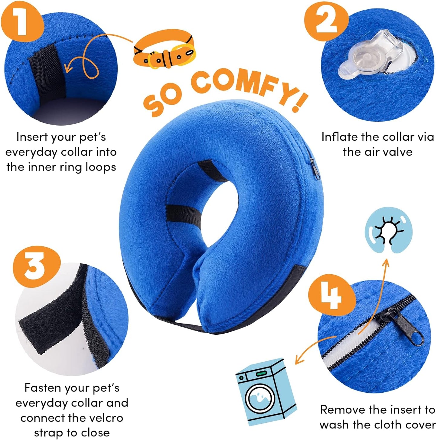 Inflatable Dog Cone Collar Alternative