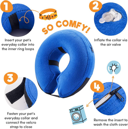 Inflatable Dog Cone Collar Alternative