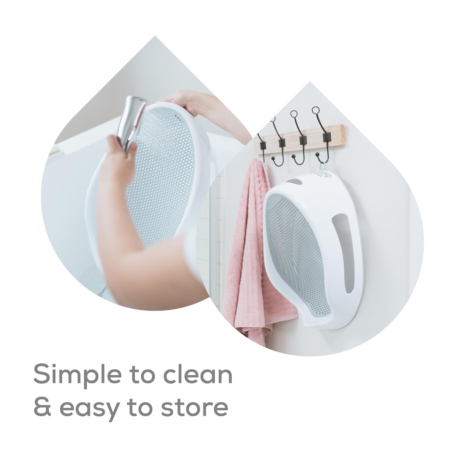Baby Bath Support (Gray) ideal for Babie