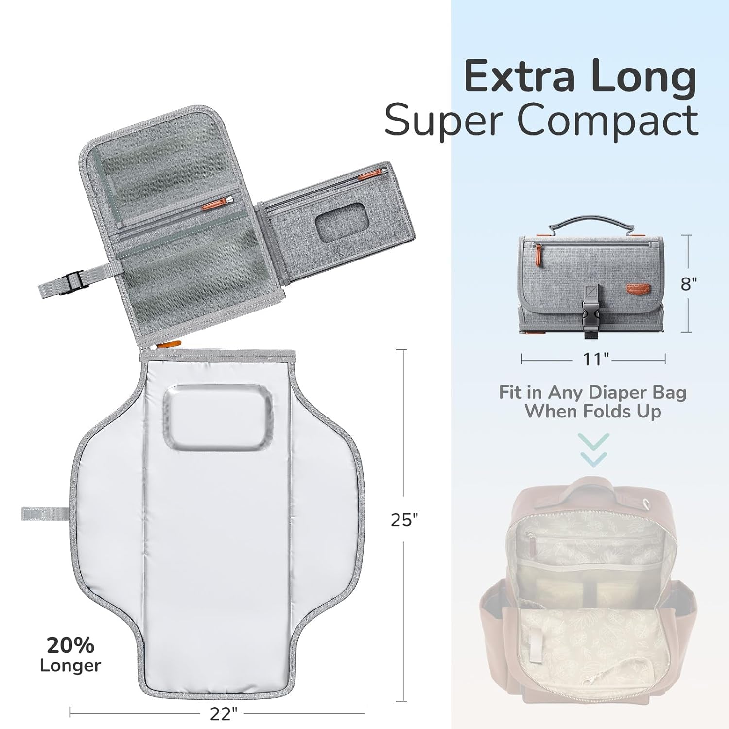 Portable Diaper Changing Pad for Baby,