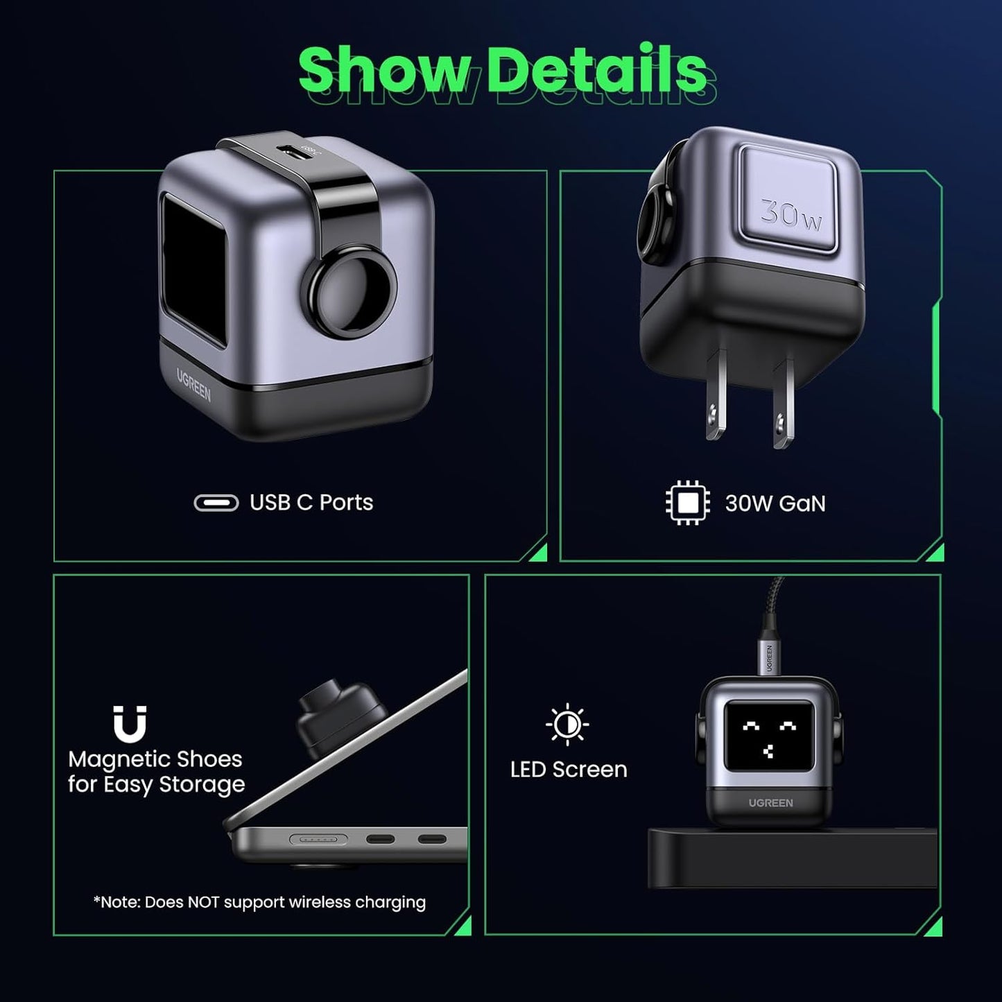 UGREEN Uno 30W USB C Charger Block
