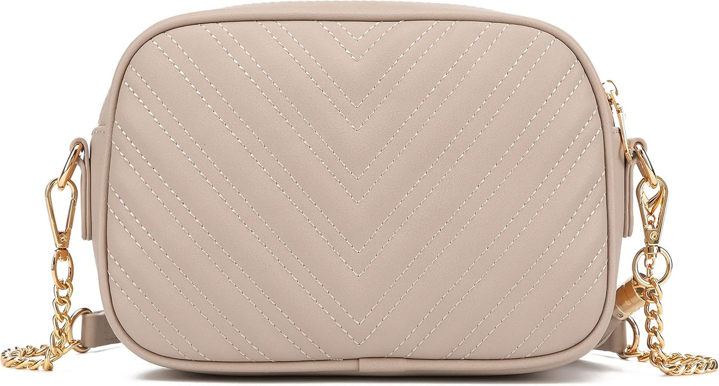 Quilted Crossbody Bag | Shoulder Purse.