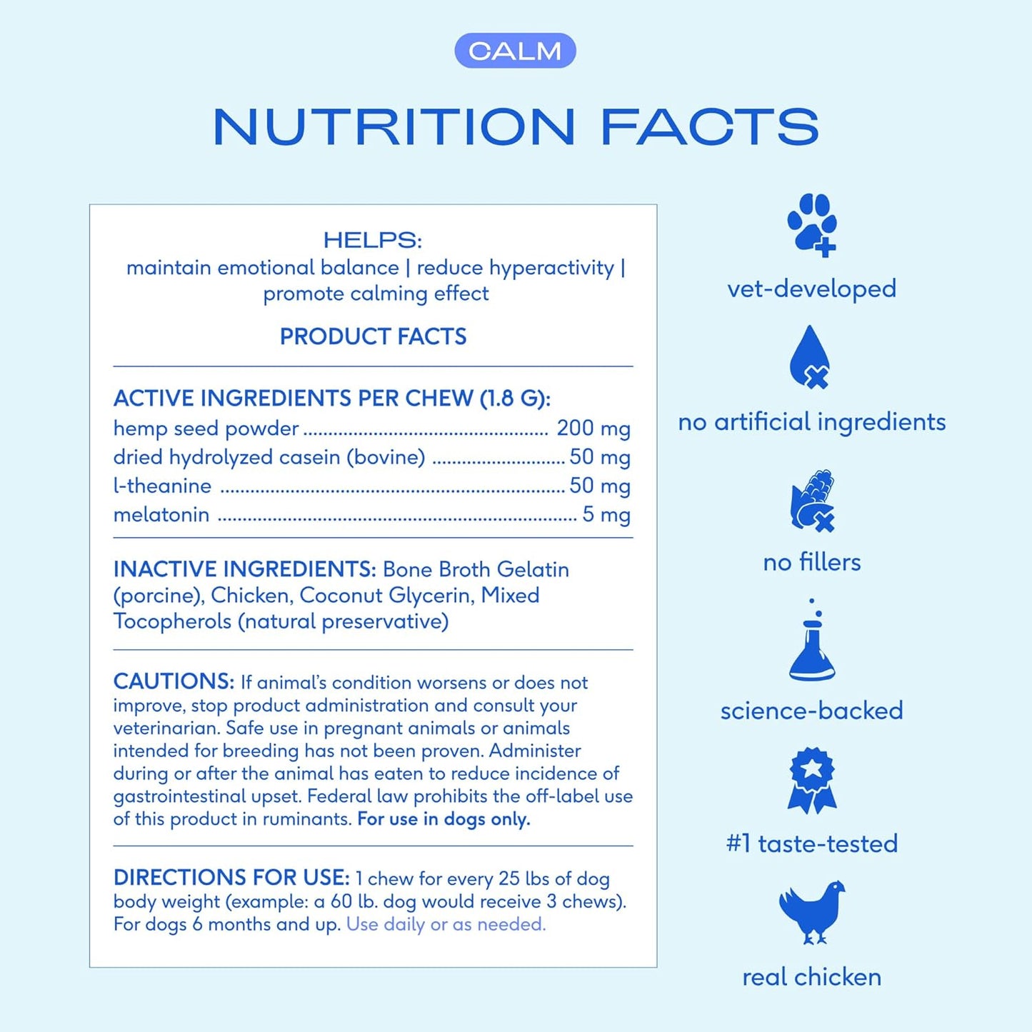 Calming Chews for Dogs Small Breed 