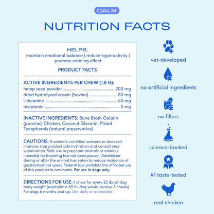 Calming Chews for Dogs Small Breed 