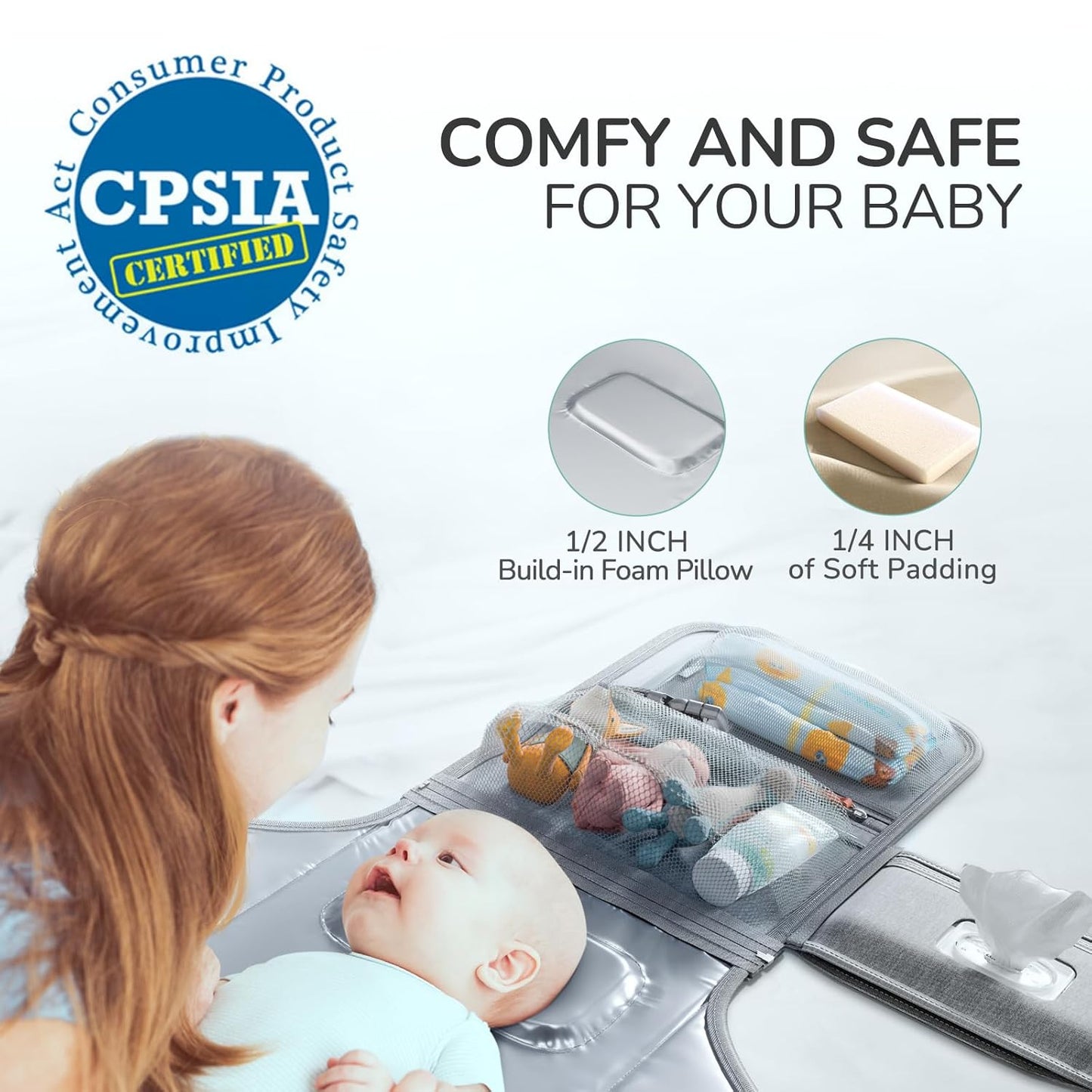 Portable Diaper Changing Pad for Baby,
