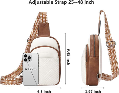 Leather Crossbody Bags for Women Small 