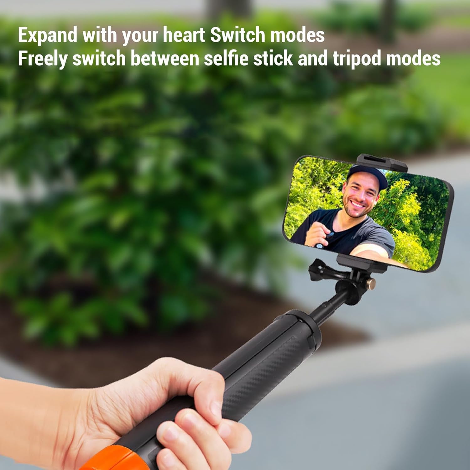 4 in 1 Selfie Stick Floating Hand Grip