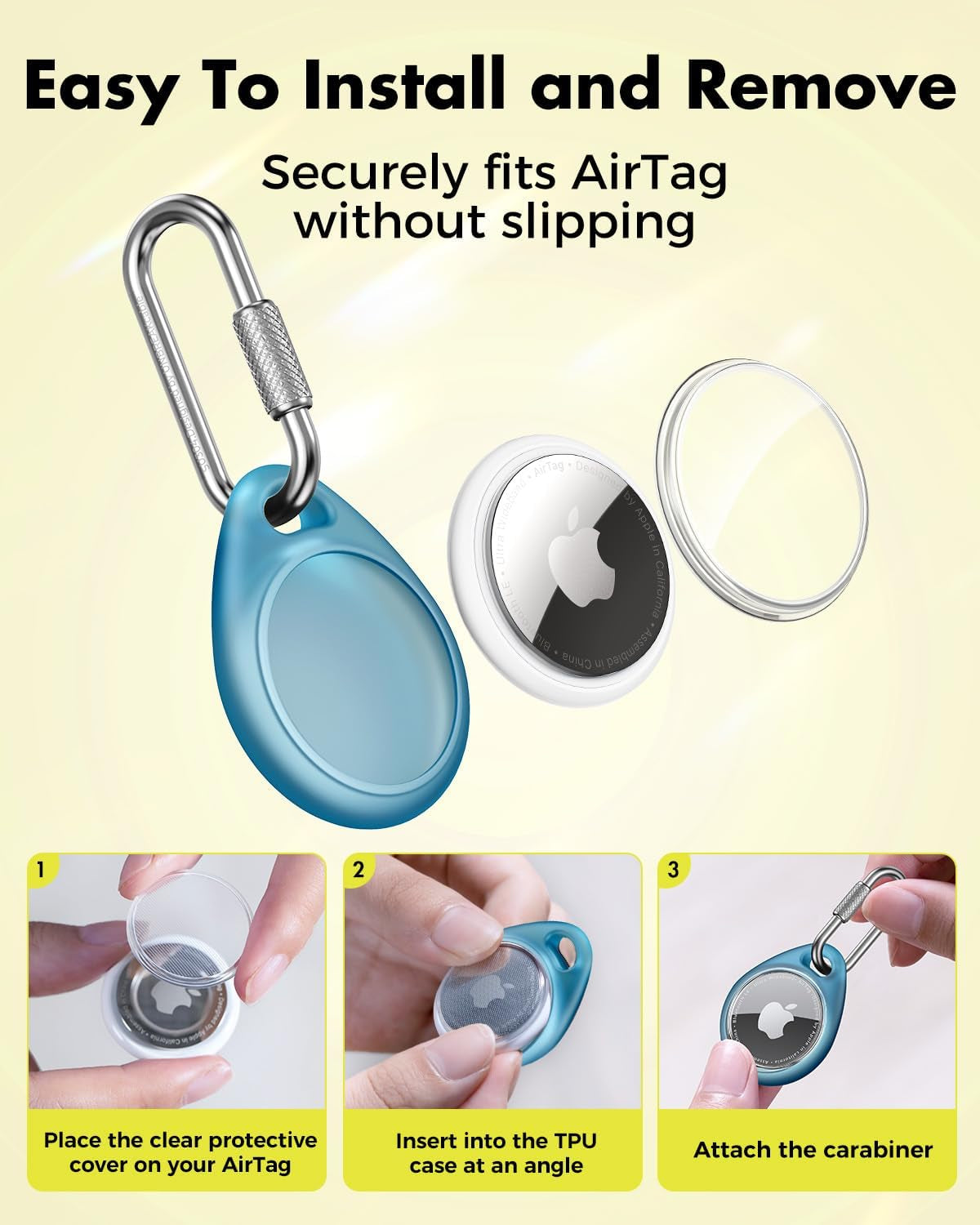 Airtag Holder for Apple 4 Pack