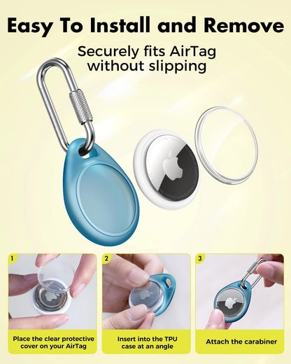 Airtag Holder for Apple 4 Pack