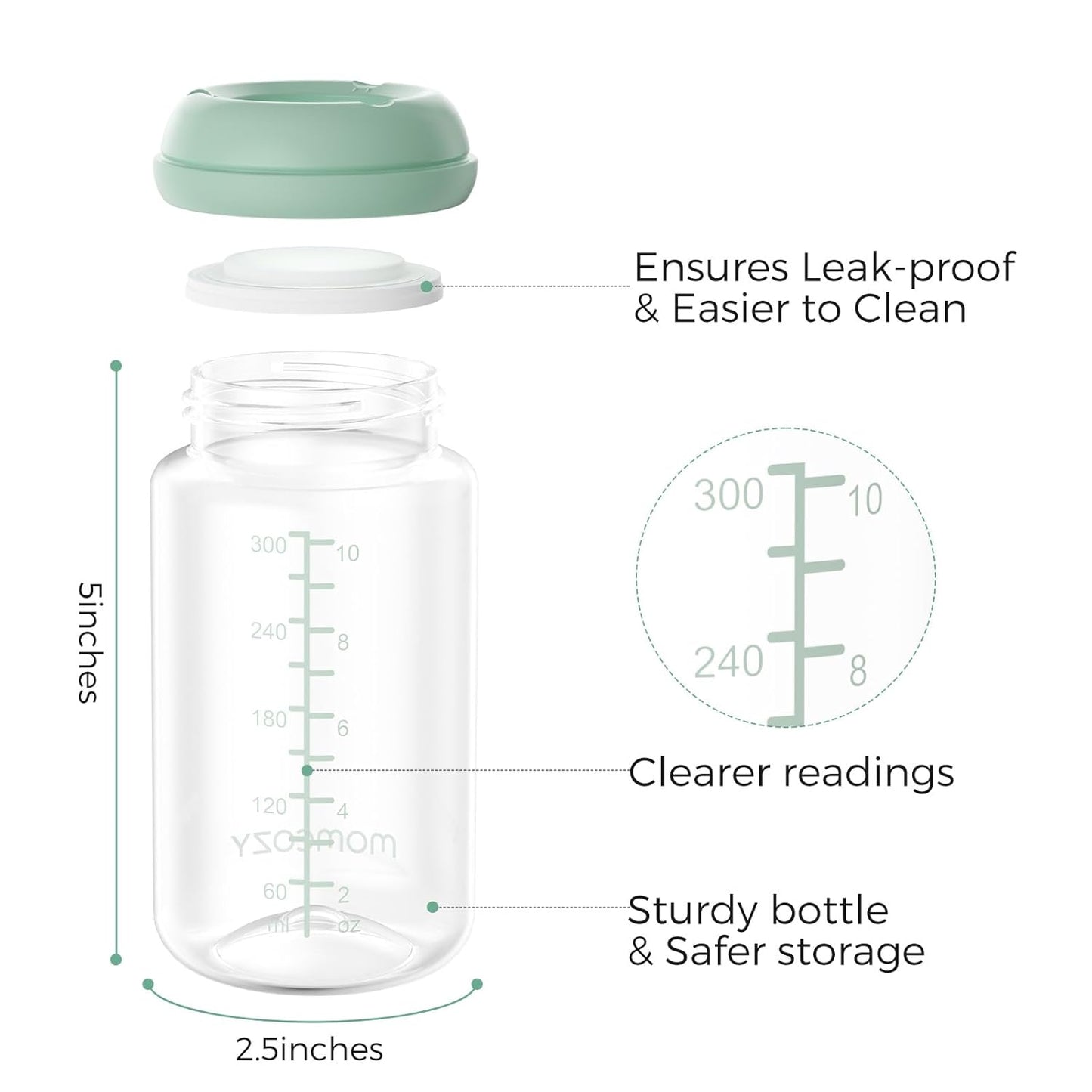 Natural Baby Bottle, Wide-Neck, BPA Free