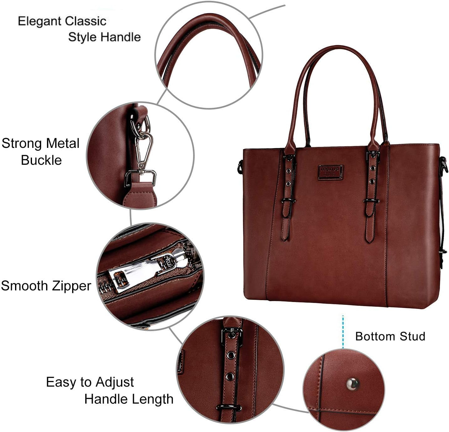 Laptop Bag for Women, Waterproof Vintage