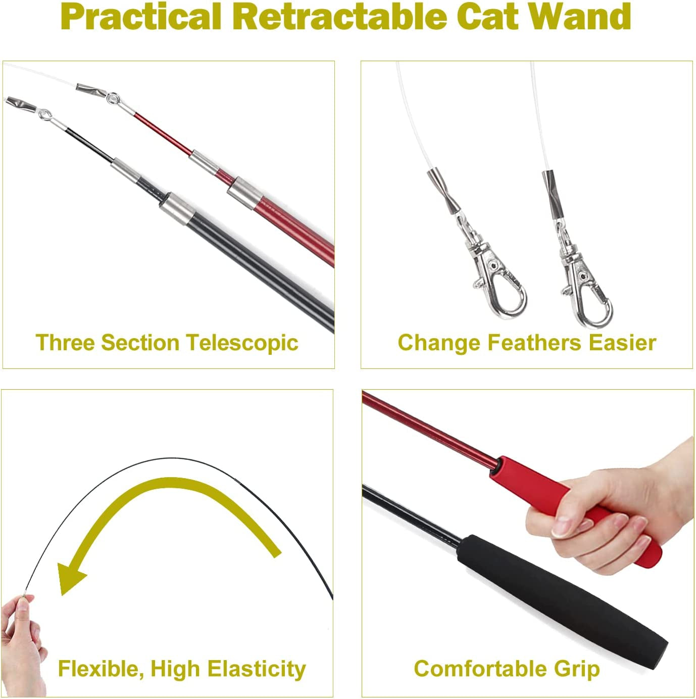 Cat Toys for Indoor Cats, Interactive 