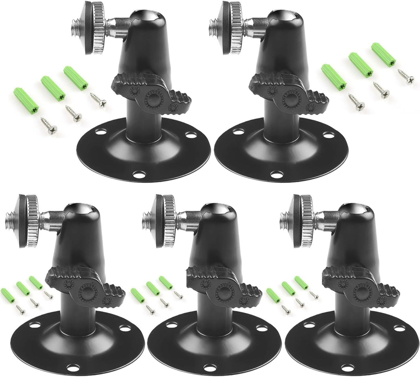Security Wall Mount 5 Pcs Metal Outdoor 