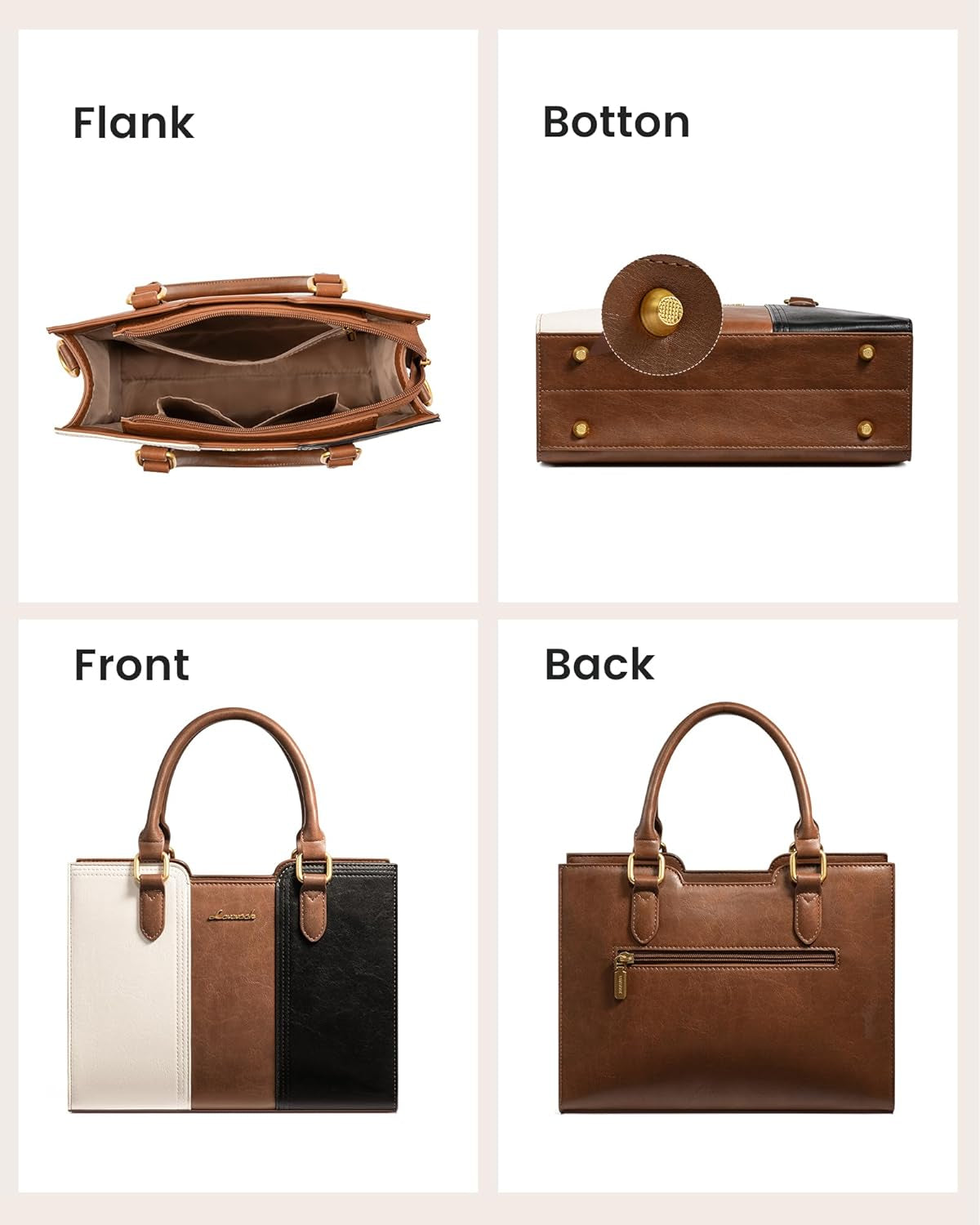 Purse for Women Vintage Leather Shoulder