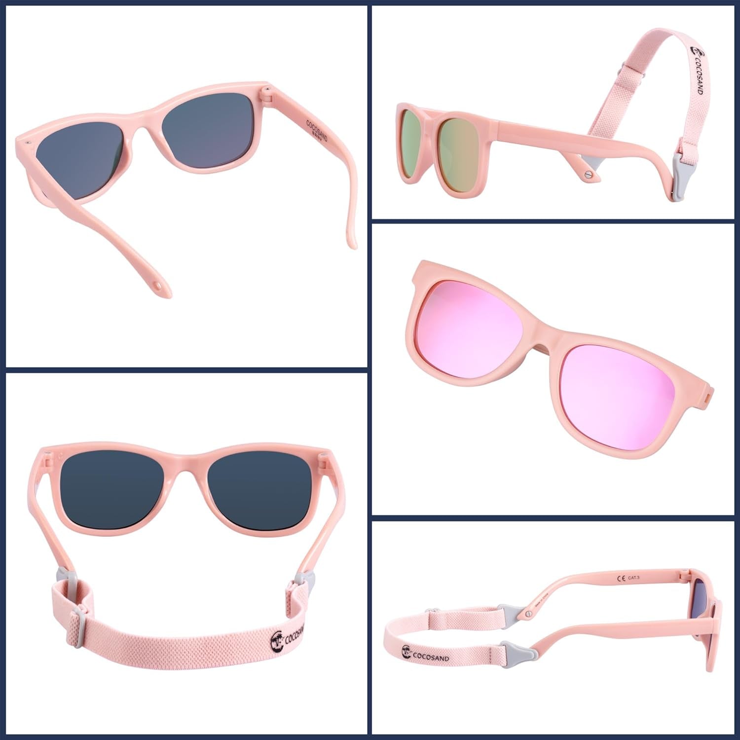 Flexible Polarized Baby Sunglasses