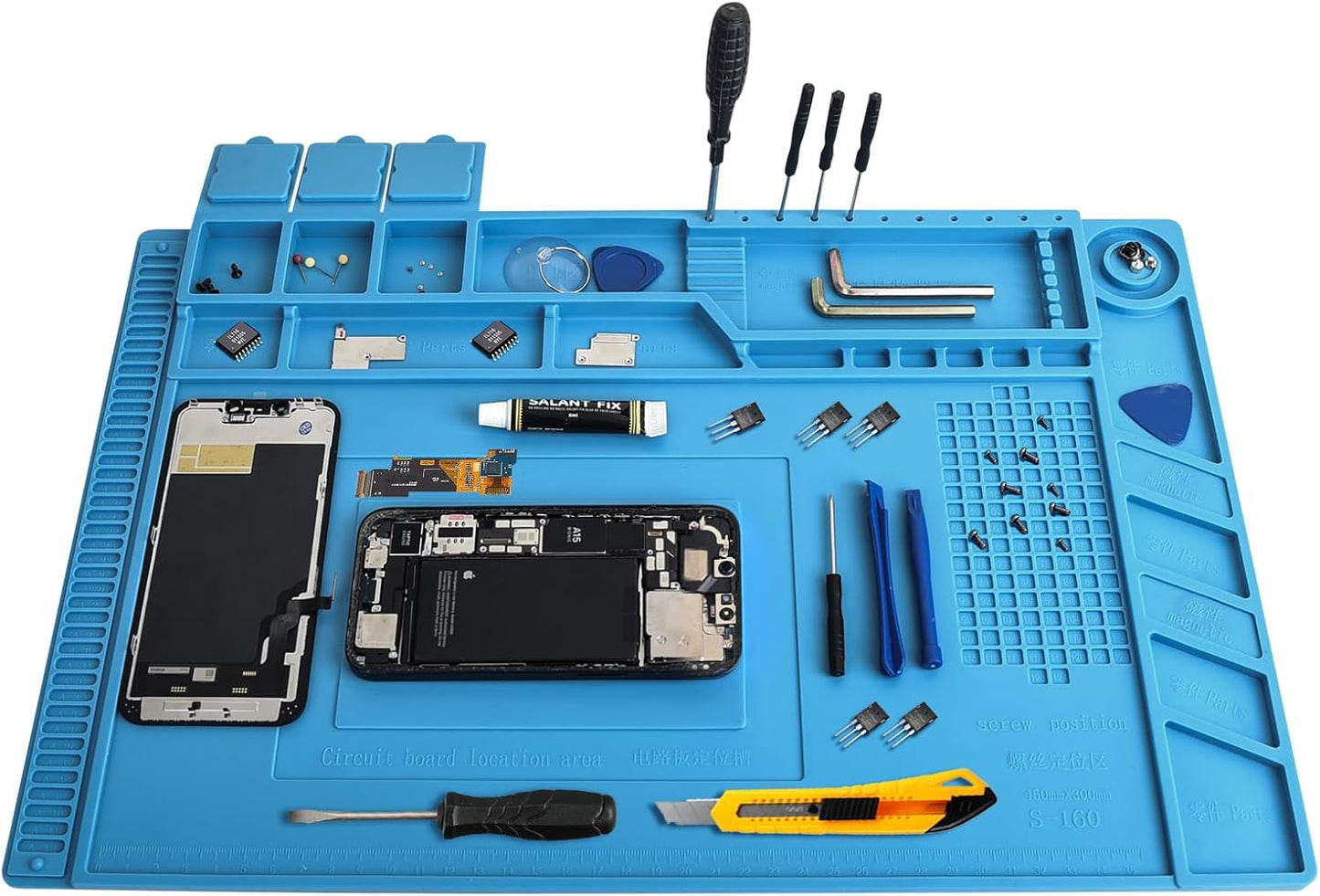 Professional Silicone Soldering Pad 932°