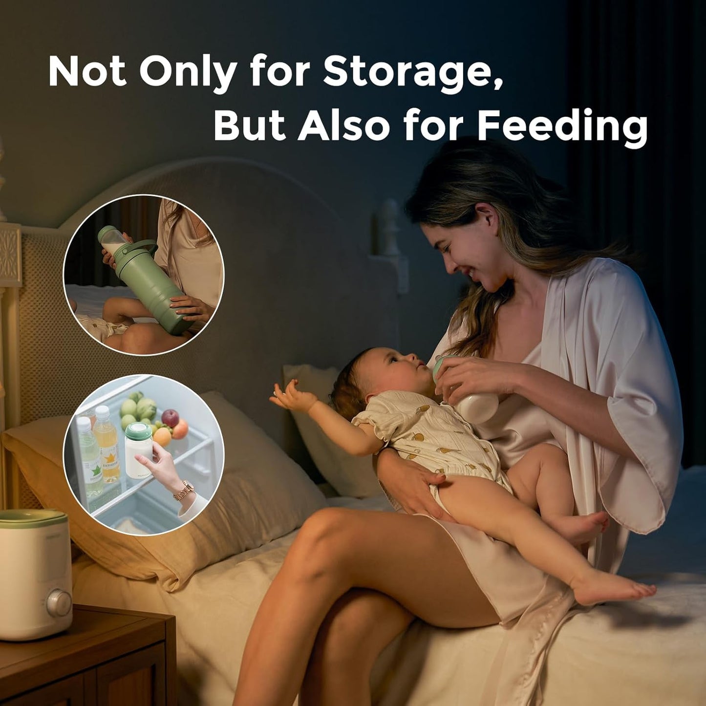 Natural Baby Bottle, Wide-Neck, BPA Free