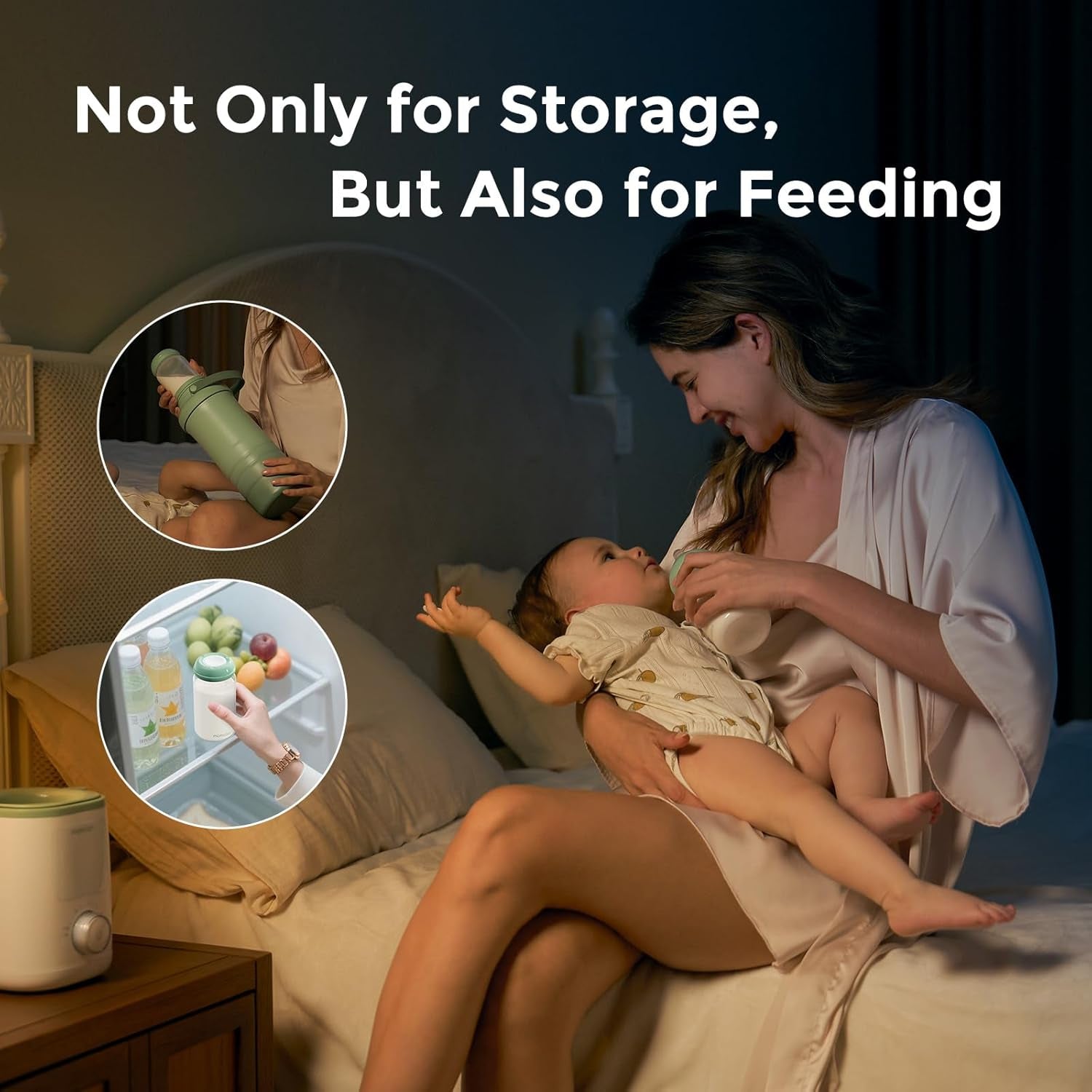 Natural Baby Bottle, Wide-Neck, BPA Free
