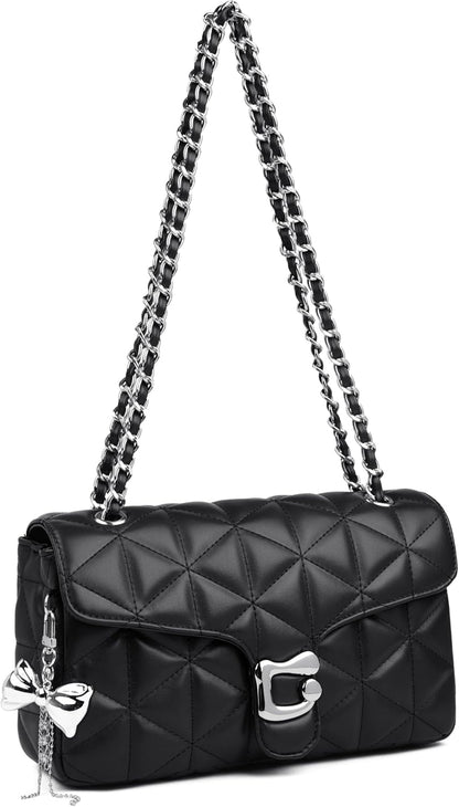 Quilted Crossbody Bags for Women 