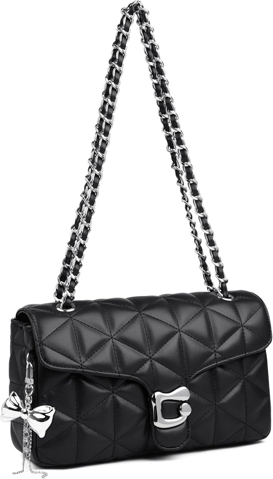 Quilted Crossbody Bags for Women 