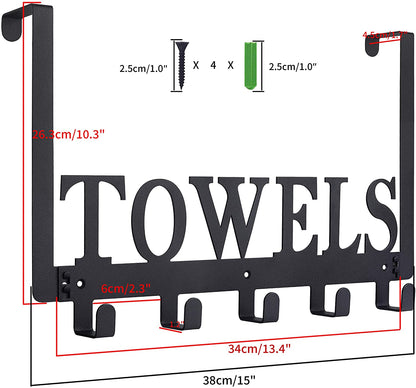 over the Door Hooks, Towel Holder